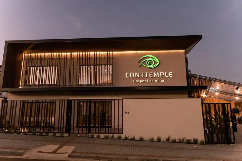 Fachada do Conttemple Hospital de Olhos, na Rua Alagoas, 744, em Francisco Beltrão